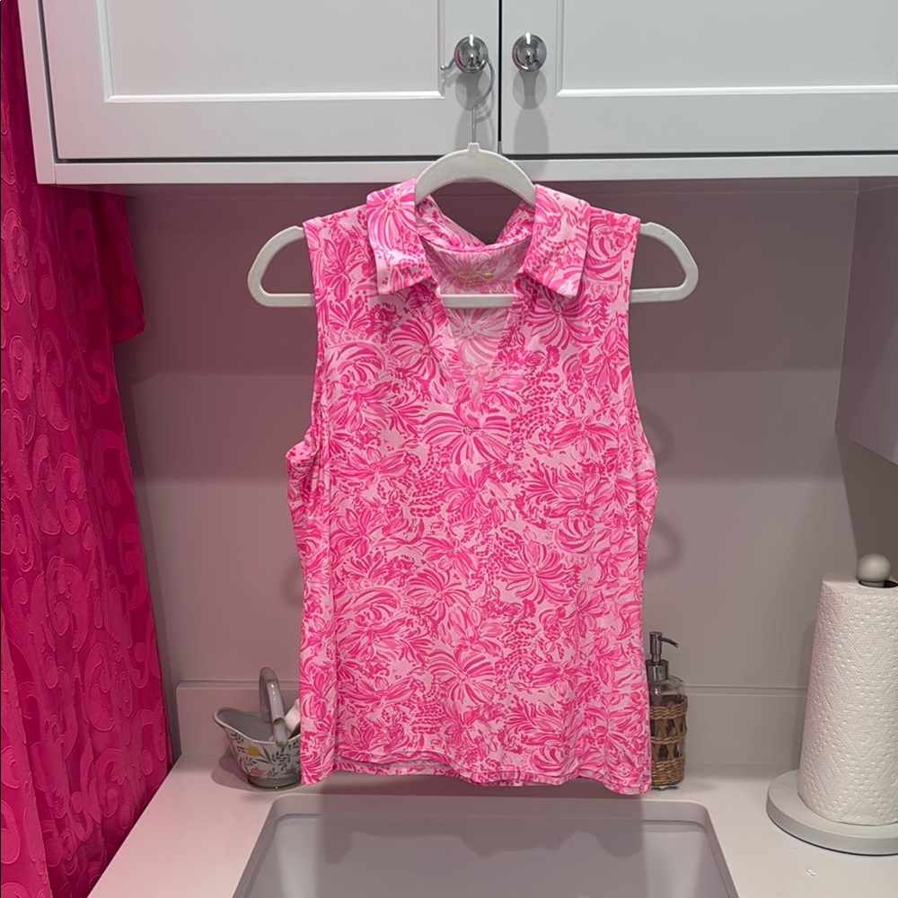 Lilly Pulitzer Pink Floral Top